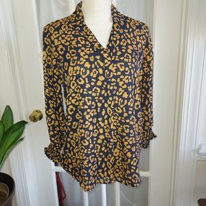 DRESS BARN BEAUTIFUL PATTERNED BLOUSE